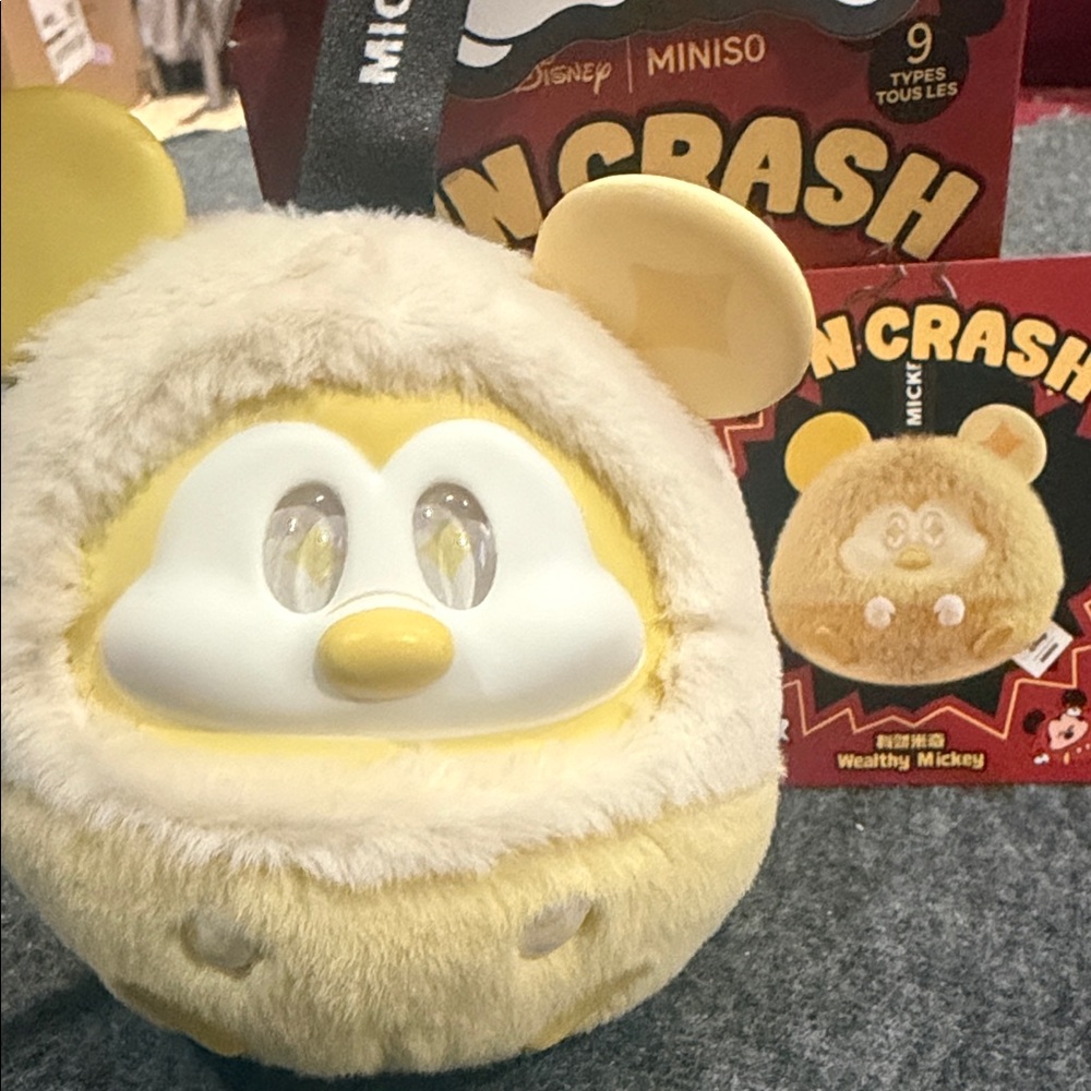 FUN CRASH - Mickey Plush Toy - confirmed “ Wealthy Mickey”
